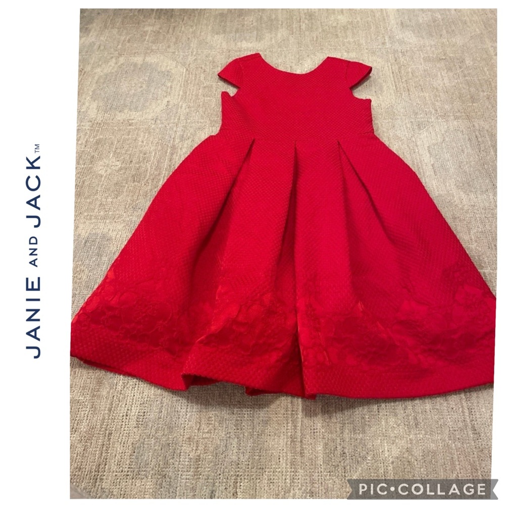 Janie and Jack special ocassion red dress size 12